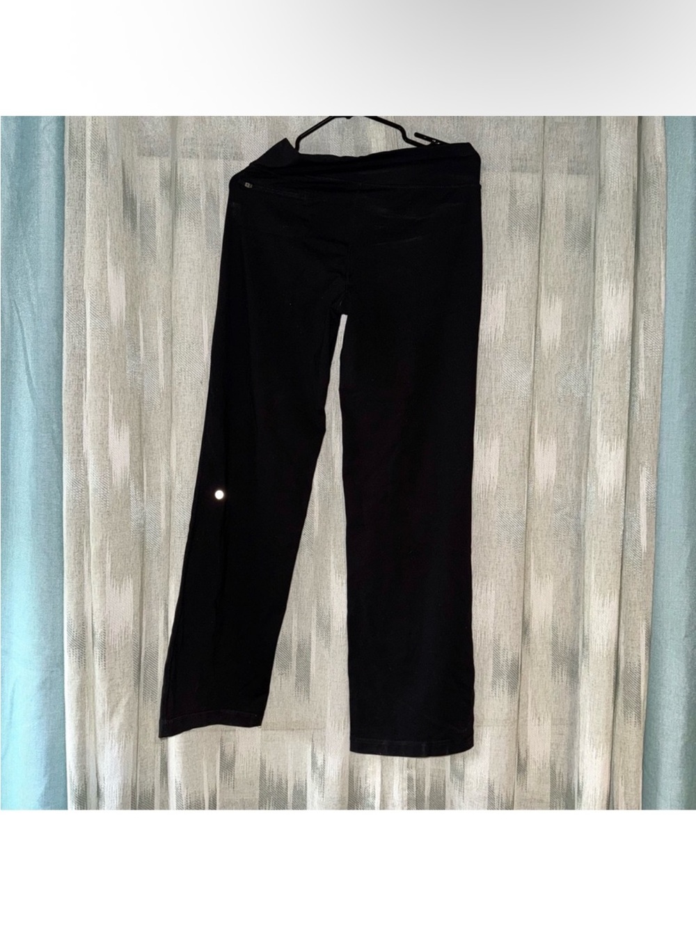 lululemon athletica Black Wide-Leg Drawstring Pants - Picture 2 of 6